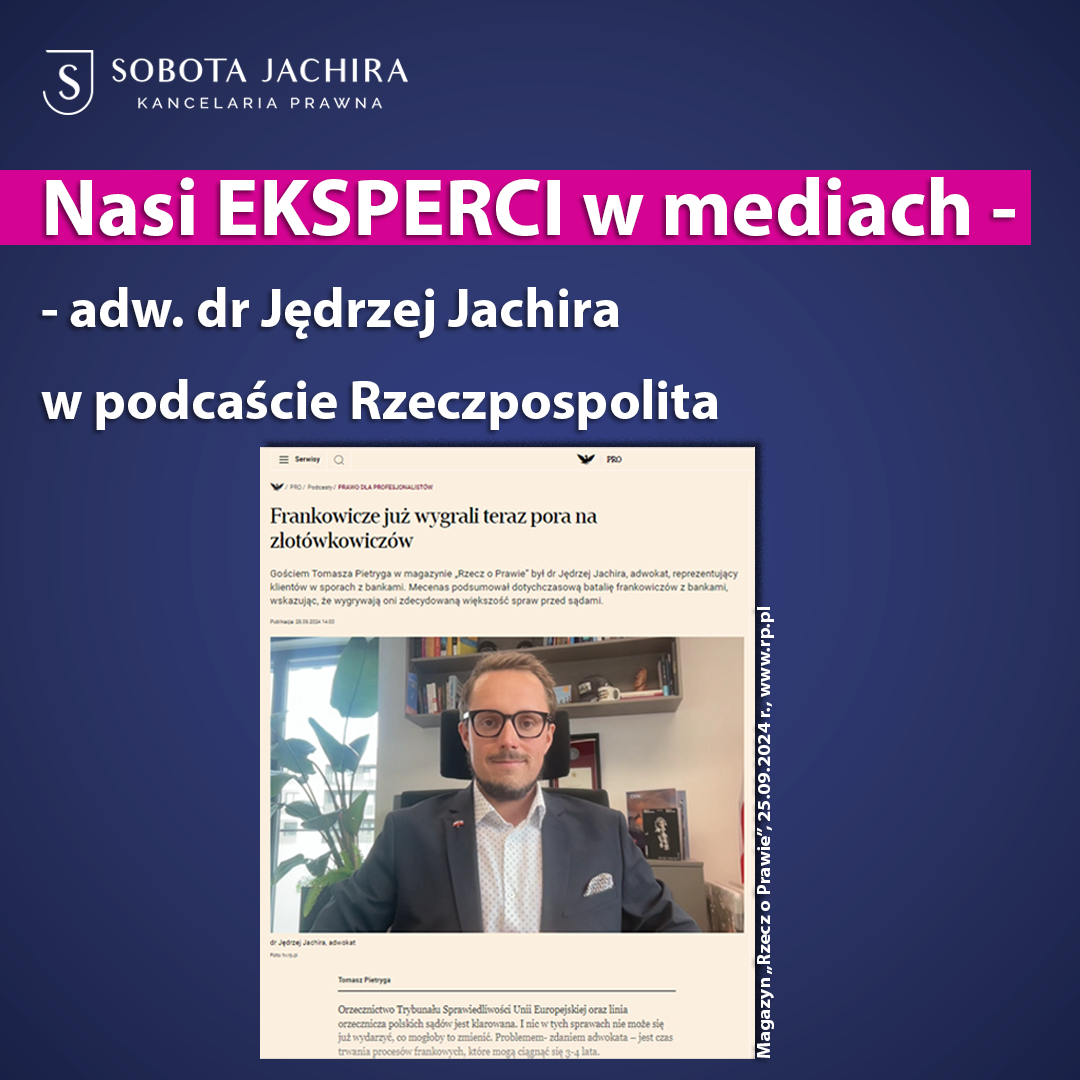 Pora na złotówkowiczów – nasz ekspert w Rzeczpospolita