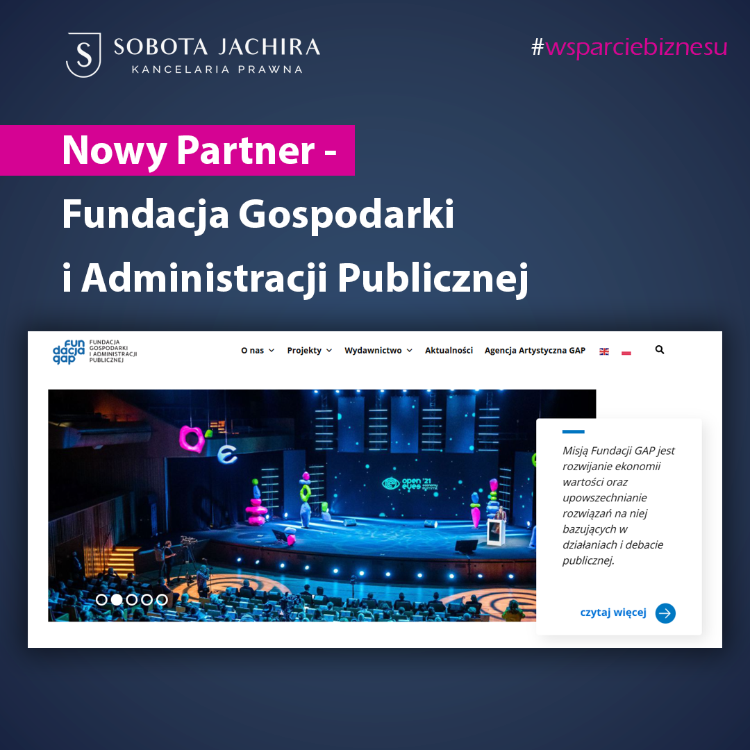 Nawiązaliśmy współpracę z Fundacją GAP!